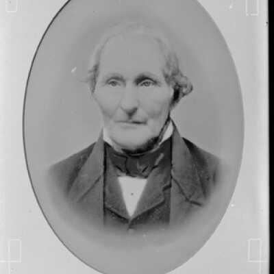 Negative, glass plate