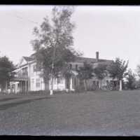Negative, glass plate