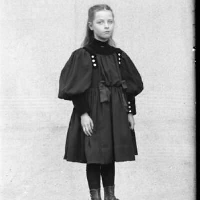 Negative, glass plate
