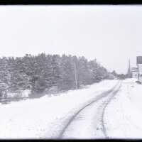 Negative, glass plate