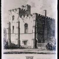 Negative, glass plate