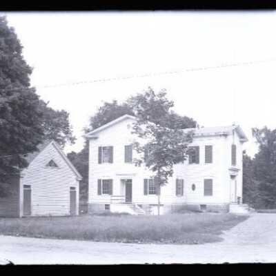 Negative, glass plate
