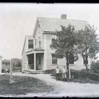 Negative, glass plate