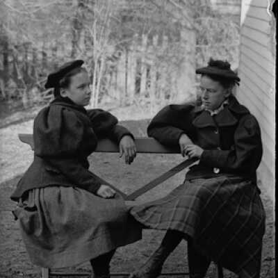 Negative, glass plate