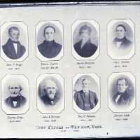 Negative, glass plate