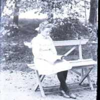 Negative, glass plate