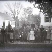 Negative, glass plate