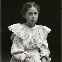Negative, glass plate