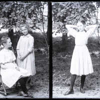 Negative, glass plate