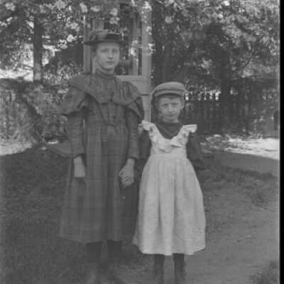 Negative, glass plate