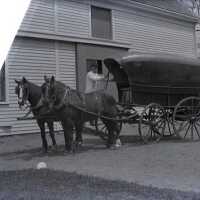 Negative, glass plate