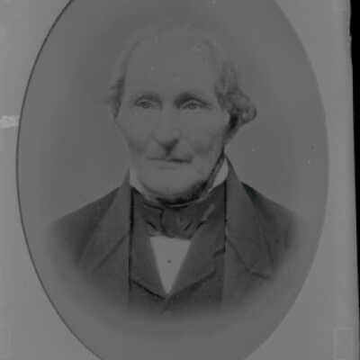 Negative, glass plate