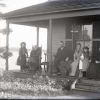 Negative, glass plate