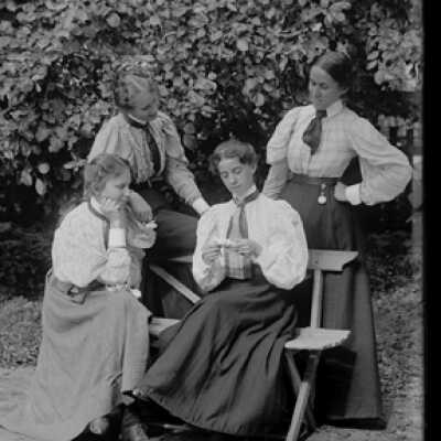 Negative, glass plate