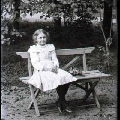 Negative, glass plate