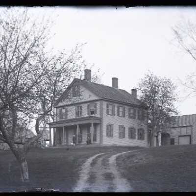 Negative, glass plate