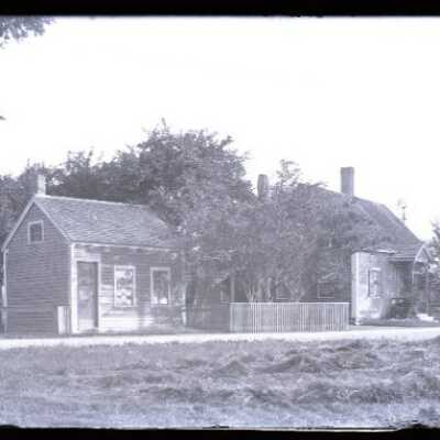 Negative, glass plate