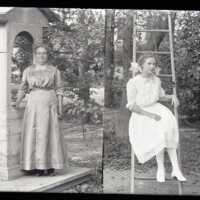 Negative, glass plate