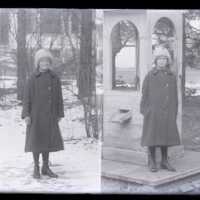 Negative, glass plate