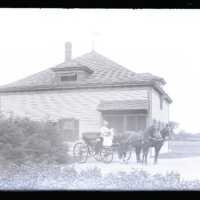 Negative, glass plate