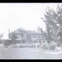 Negative, glass plate