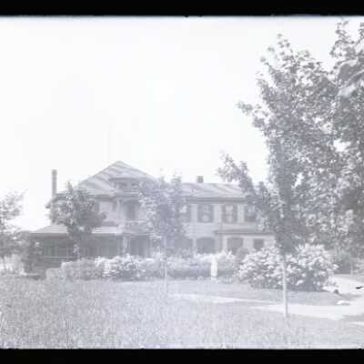 Negative, glass plate