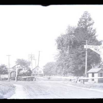 Negative, glass plate