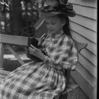 Negative, glass plate