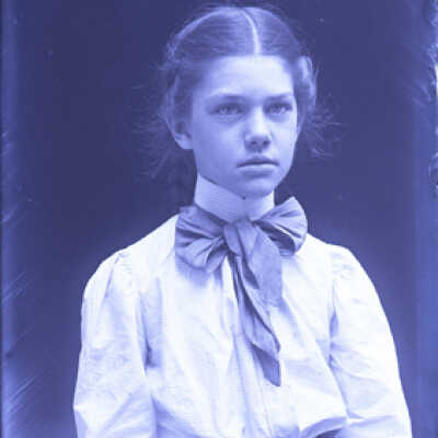 Negative, glass plate
