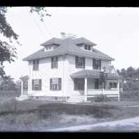 Negative, glass plate