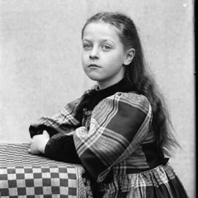 Negative, glass plate