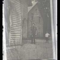 Negative, glass plate