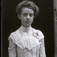 Negative, glass plate