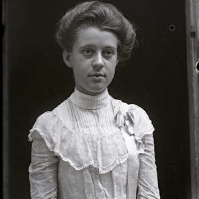 Negative, glass plate