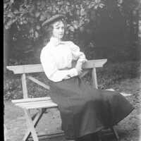 Negative, glass plate
