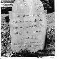 Batchelder, Amos 1727-1809 Historic Burying Grounds Inventory Form