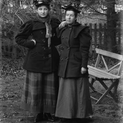 Negative, glass plate