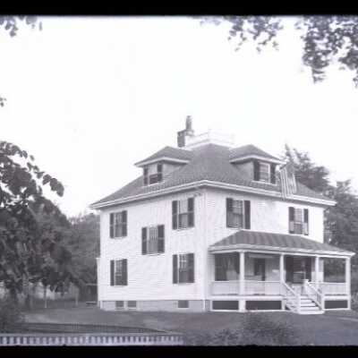 Negative, glass plate