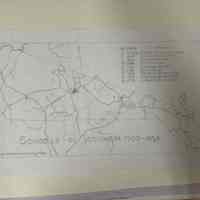 Wenham Schools 1700-1854 Map
