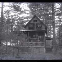 Negative, glass plate
