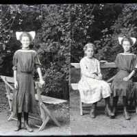 Negative, glass plate