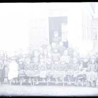 Negative, glass plate