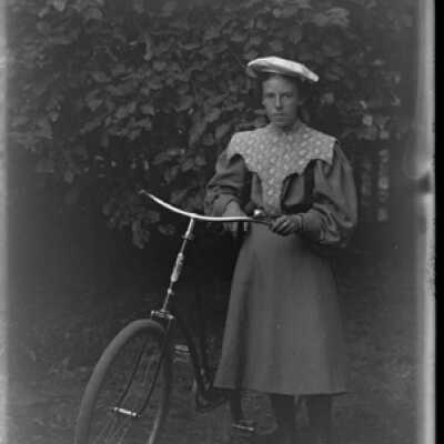 Negative, glass plate