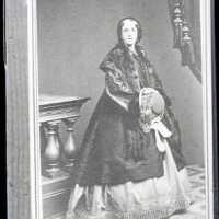 Negative, glass plate