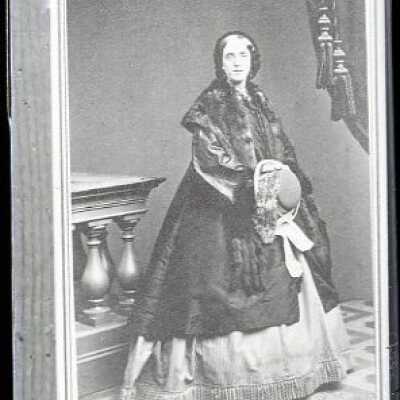 Negative, glass plate