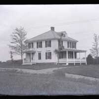 Negative, glass plate