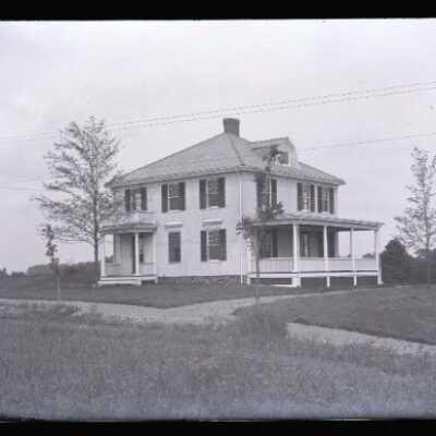 Negative, glass plate