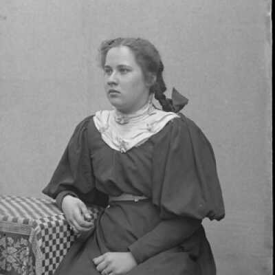 Negative, glass plate
