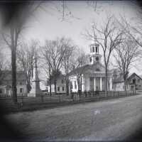 Negative, glass plate