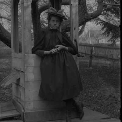Negative, glass plate